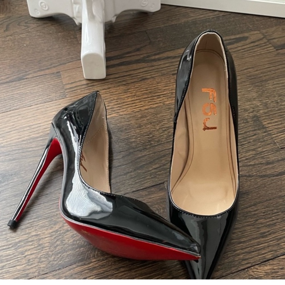 Black Patent Heels